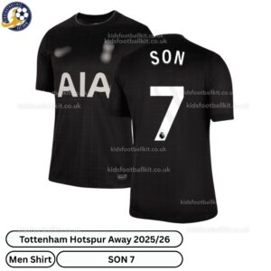 Tottenham Hotspur Away Men Football Shirt 2025_26 – SON 7-over view