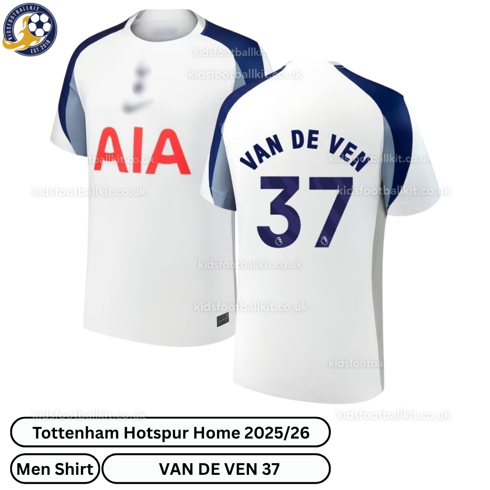 VAN DE VEN 37 Football Shirts and Kits - kidsfootballkit.co.uk