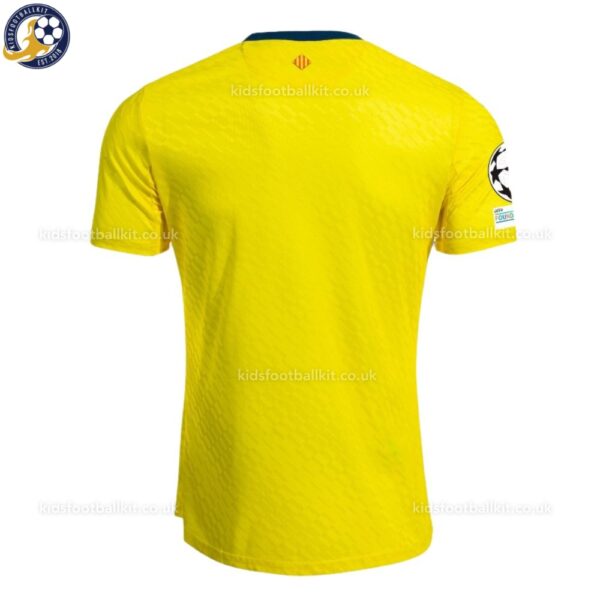 Villarreal Home Men Football Shirt 25_26 - back view