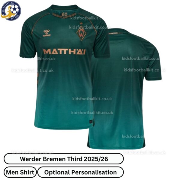 Werder Bremen Third Men Football Shirt 2025_26-over view