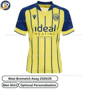 West Bromwich Away Men Football Shirt 2024_25-front view
