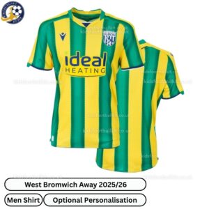 West Bromwich Away Men Football Shirt 2025_26-over view