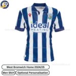 West Bromwich Home Men Football Shirt 2024_25-front view