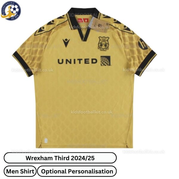 Wrexham Third Men Football Shirt 2024_25-front view