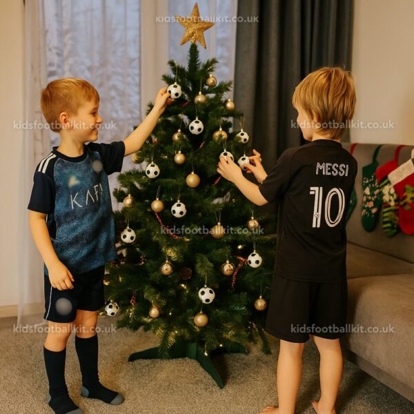 Al Nassr & Inter Miami away Kids Football Kit 25_26 - RONALDO 7 & MESSI 10