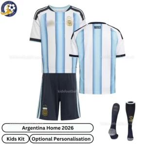 Argentina Home Kids Kit 2026-over view