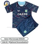 Aston Villa Concept Kids Football Kit 23/24