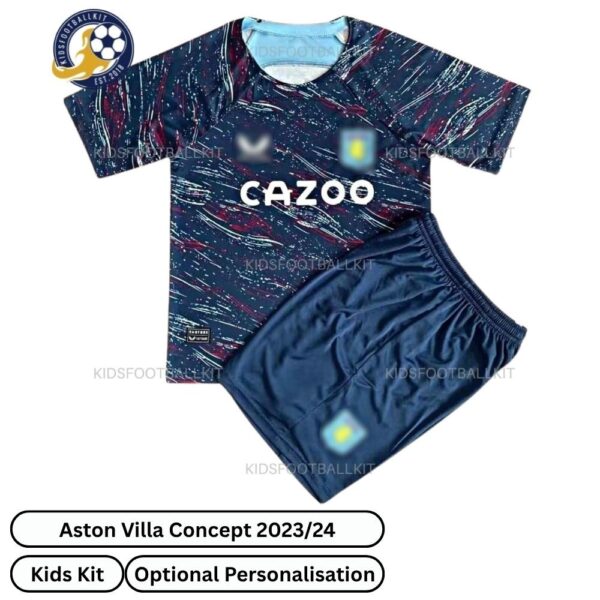 Aston Villa Concept Kids Football Kit 23/24