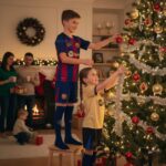 Barcelona Christmas Gift Bundle – Home & Away Kids Football Kit 2025/26 (With socks) - AI GEN