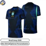 Brazil Away men shirt 2026-over view