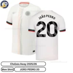 Chelsea JOAO PEDRO 20 Away 25 26 Men Football Shirt-overview-blur