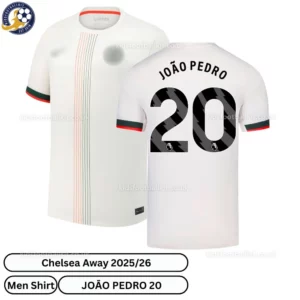 Chelsea JOAO PEDRO 20 Away 25 26 Men Football Shirt-overview-blur