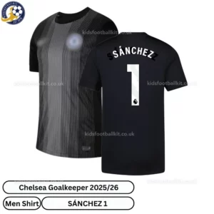 Chelsea Sanchez 1 Goalkeeper 25 26 Men Football Shirt-over view-blur