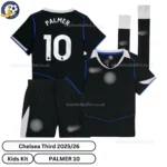 Chelsea PALMER 10 Third 25 26 Kids Football Kit-over view - blur