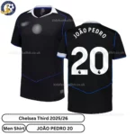 Chelsea JOAO PEDRO 20 Third 25 26 Men Football Shirt-over view- blur