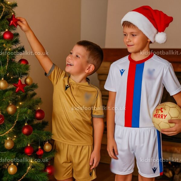 Crystal Palace Christmas Gift Bundle – Away & Third Kids Football Kit 2025_26 (With socks)