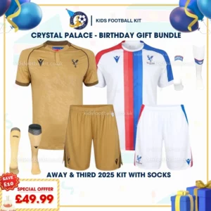 Crystal Palace away & third kid kit 2526