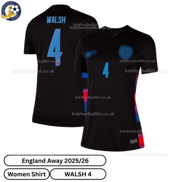 England Lionesses Away Women Football Shirt 2025_26 – WALSH 4-blur