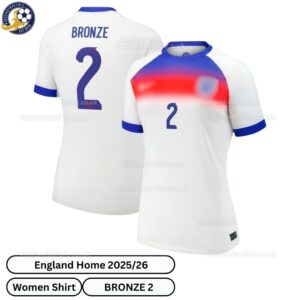 England Lionesses Home Women Football Shirt 2025_26 – BRONZE 2-blur