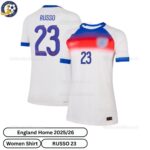 England Lionesses Home Women Football Shirt 2025_26 – RUSSO 23-blur