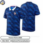 France Home Men shirt 2026-over view