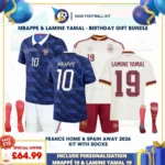 France Home & Spain Away 2026 - MBAPPE 10 & LAMINE YAMAL 19