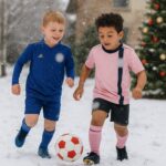 Leicester City Christmas Gift Bundle – Home & Third Kids Football Kit 2025_26 (With socks)