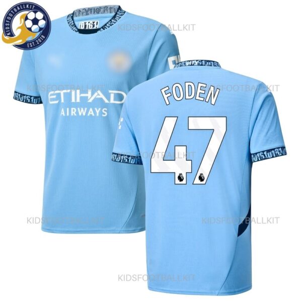 Manchester City Home Men Football Shirt 2024_25 – FODEN 47-blur