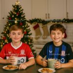 Middlesbrough Christmas Gift Bundle – Home & Away Kids Football Kit 2025_26 (With socks)