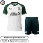 Middlesbrough Third Kids Kit 25_26-front view