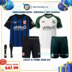 Middlesbrough away and third Kids Kit 25_26