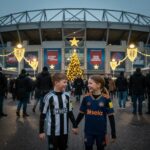 Newcastle Christmas Gift Bundle – Home & Third Kids Football Kit 2025/26 (With socks) - AI GEN