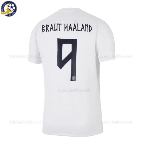 Norway third kids kit 2026-back view-BRAUT HAALAND 9