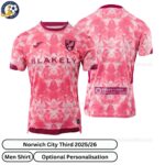 Norwich City Third Men football shirt 25_26-over view