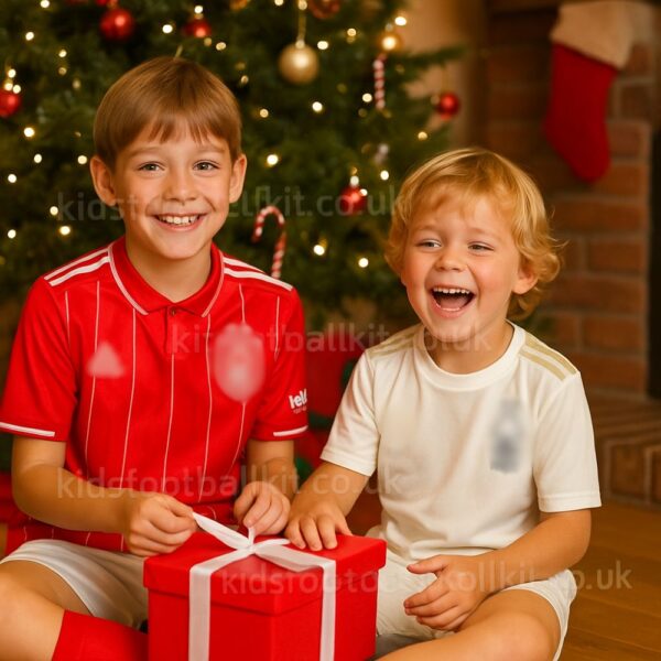 Nottingham Forest Christmas Gift Bundle – Home & Away Kids Football Kit 2025_26 (With socks)