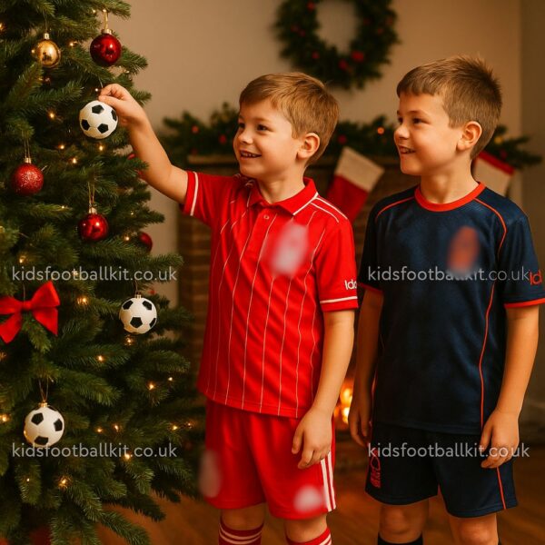 Nottingham Forest Christmas Gift Bundle – Home & Third Kids Football Kit 2025_26 (With socks)