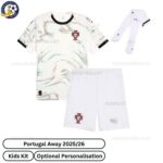 Portugal Away Kids Football Kit 2025_26-front view-blur