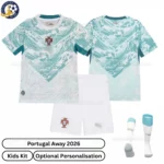 Portugal Away Kids Kit 2026-over view