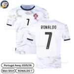 Portugal Away Men Football Shirt 2025_26 – RONALDO 7-over view-blur