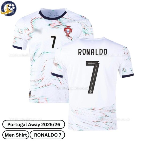 Portugal Away Men Football Shirt 2025_26 – RONALDO 7-over view-blur