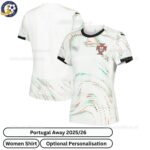 Portugal Away Women Football Shirt 2025_26-blur