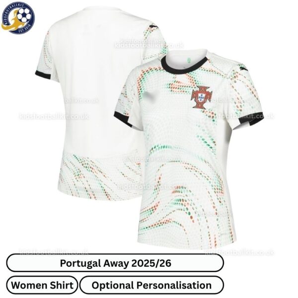 Portugal Away Women Football Shirt 2025_26-blur