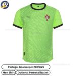 Portugal Goalkeeper Men Football Shirt 2025_26 – Green-blur