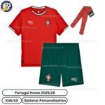 Portugal Home Kids Football Kit 2025_26-front view-blur