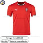 Portugal Home Men Football Shirt 25_26-front view-blur