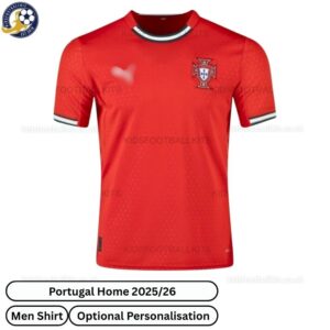 Portugal Home Men Football Shirt 25_26-front view-blur