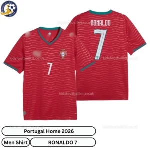 Portugal Home Men Shirt 2026 - over view -RONALDO 7