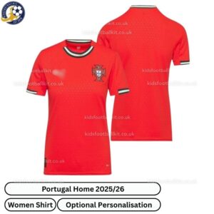 Portugal Home Women Football Shirt 2025_26-over view-blur
