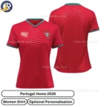 Portugal Home Women Shirt 2026-over view