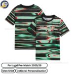 Portugal Pre-Match Men Football Shirt 2025_26-over view-blur
